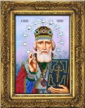 Вышиваем бисером арт.S-5 "ПН Николай Угодник (Чудотворец)" Набор для вышивания бисером 16*12см