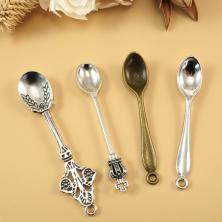 Набор подвесок "Ложки" 50-60мм арт.ИВ-17 ассорти (4шт)