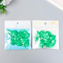 Лист акрил 18*32мм арт.9417761 зеленый  (20шт)