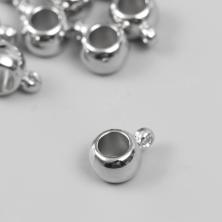 Бейл пластик 15*12мм отв-е 8мм арт.10126992 серебро