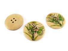 Пуговица дерево арт.ФУ-4104 25мм 40L 07