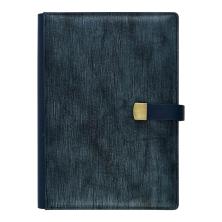 Ежедневник недатированный 16*22см с магнитной застежкой  арт.KS-5124 синий 140л