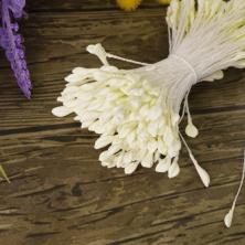 Тычинки 6см d-2,5мм арт.TIC/NSM-1 св.желтый (160шт)