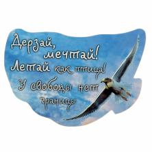 Магнит паспарту "Дерзай, мечтай!" 10*7см арт.230978