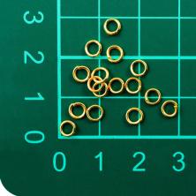Кольцо соединительное 2,5*0,7мм арт.R-05 01-золото