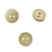 Пуговица дерево арт.25-013 15мм 24L бежевый