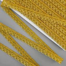 Тесьма металлизированная 17мм арт.6133 золото