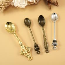 Набор подвесок "Ложки" 50-60мм арт.ИВ-17 ассорти (4шт)