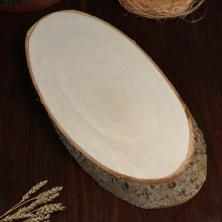 Спил дерева 55*24*2см арт.5373457 осина (1шт)