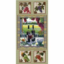 Ткань для пэчворка 60*110см Peppy Wine Country Panel арт.4525
