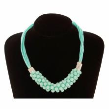 Бусы "Кукуруза" 45см арт.897099 мятный