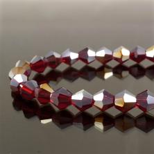 Бусины граненые на леске "Биконус" 6*6мм 30см арт.TBY-K-2 (50бусин)