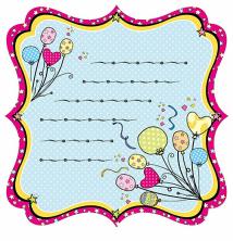 Бумага односторонняя 29,5*29,5см "День Рождения (190)157" 190гр/м арт.PSF