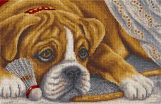 Набор для вышивания мулине PANNA 26,5*17,5см арт.J/Ж-1541 "Игрок"