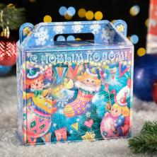 Коробка складная 15*17*6,5см "Зимняя фантазия"арт.7082116