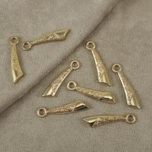 Подвеска 30*6мм арт.734 золото