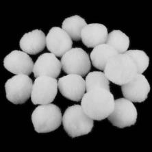 Помпоны 30мм арт.ФУ-11845 белый (20шт)