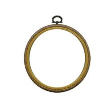 Пяльцы-рамка круг 7,5см арт.PHR-030 с подвесом под дерево