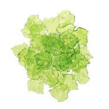 Лист акрил кленовый 22*22мм арт.2985565 зеленый (40шт)