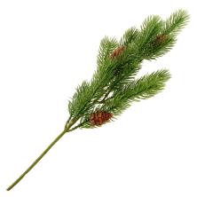 Ветка 46см "Ель" с шишками арт.SF-2116