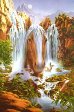 ИБ-050 "Водопад миражей" Рисунок на ткани "Империя бисера" 67*44см