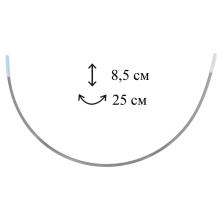 Косточки металл для бюстгальтера 25*8,5см арт.5434