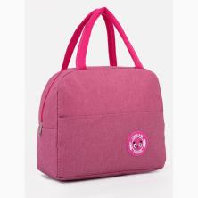 Термосумка текстиль на молнии 6л 24*20*13см арт.9257262 розовый