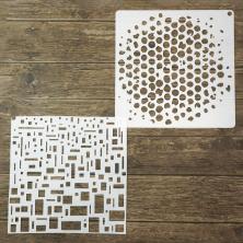 Трафарет Абстракция