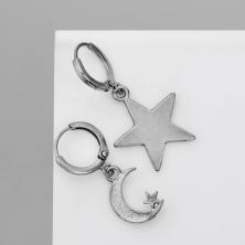 Серьги "Ночь" 35-40мм арт.9679675 серебро