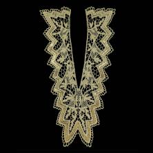 Вставка с пайетками арт.CCA-5501 01-золото