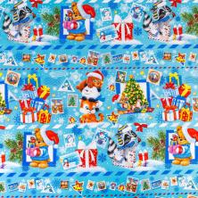 Бумага упаковочная глянцевая 