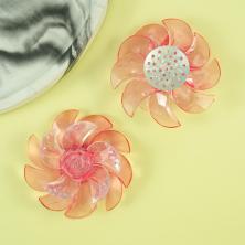 Цветок акрил 50мм арт.AB-3 бл.красный