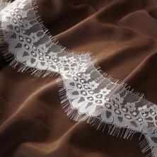 Кружево французское  75мм арт.ФУ-8723 белый