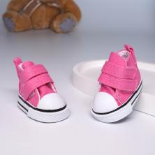 Кеды для кукол 50*30мм на липучках арт.ИВ-623 розовый