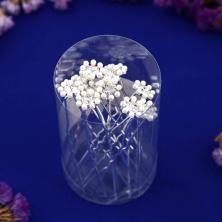 Шпилька для волос "Жемчужная ромашка" 6,5см арт.971193