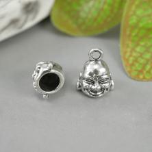 Подвеска "Хотей" 10*12мм арт.FP0025S серебро