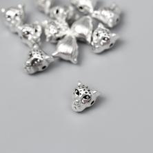 Разделители для бусин металл 10*9мм 