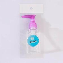 Флакон ПЭТ с дозатором  75мл d-1,5см h-8см арт.6939771 прозрачный/микс