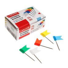 Кнопки канцелярские силовые "Флажки" 65мм арт.4130500(50шт)