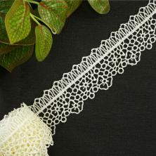 Кружево гипюр  45мм арт.TBY.2501 молочный