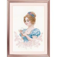 1791 "Чайный клуб" Набор для вышивания мулине "Риолис" 21*30см