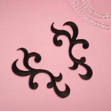 Термоаппликация "Орнамент" 40*85мм арт.ФУ-10843