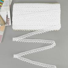 Кружево лен  10мм арт.TBY-5036 белый