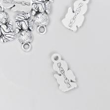 Подвеска "Ангел" 16*8мм арт.2268843 серебро