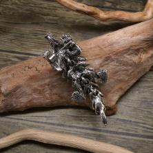 Брошь-кулон металл 