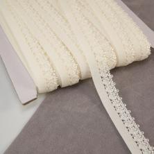 Резинка ажурная 14мм арт.ФУ-10569 молочный