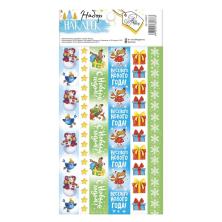 Наклейки новогодние 