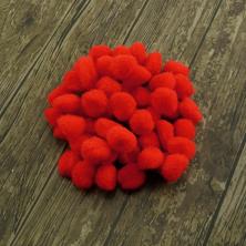 Помпоны 15мм арт.SKPH-15 красный (50шт)