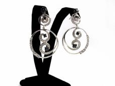 Серьги серебро 925пр. с цирконами арт.ФУ-7297