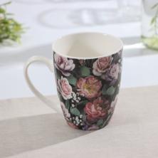 Кружка 350мл 10*8*5,5см "Душистые розы" арт.6918681 фарфор